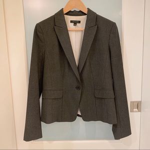 Ann Taylor Seasonless Stretch Blazer (Grey) Size 6